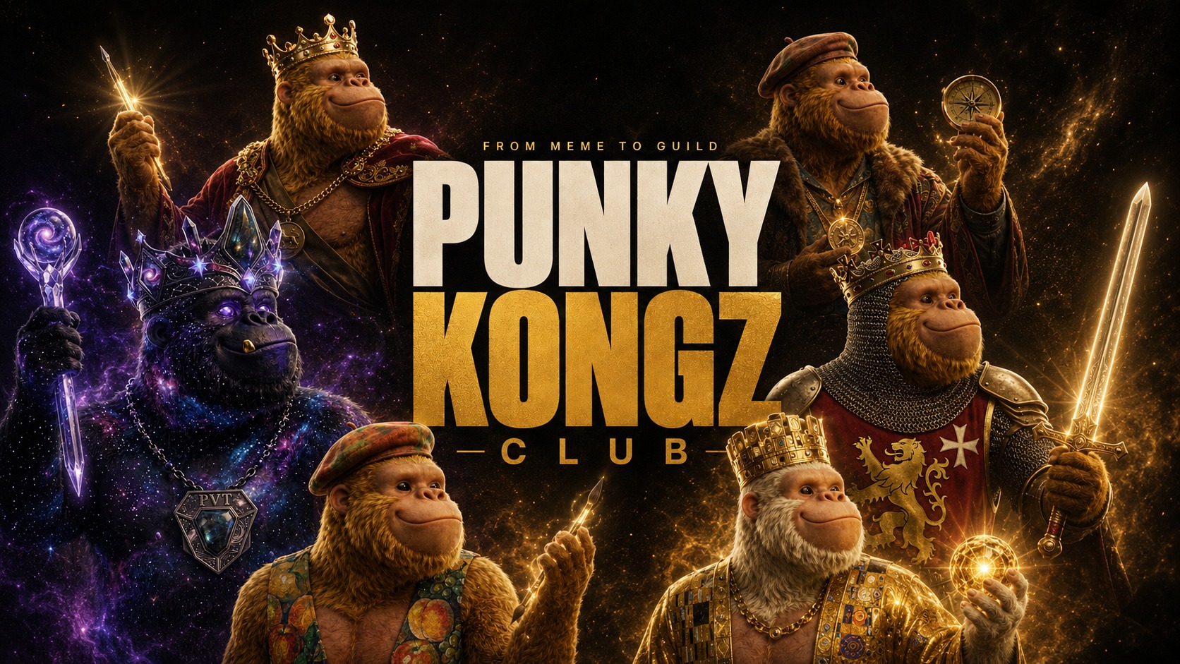 Punky Kongz Club main visual